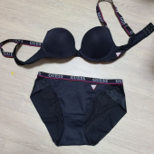 게스언더웨어(GUESS UNDERWEAR) 오프숄더 캐주얼 화이트 브라 팬티 세트 후기