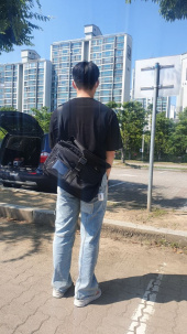 엠엠지엘(MMGL) 카드 포켓 메신저백 (블랙) 후기