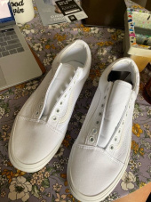 반스(VANS) 올드스쿨 - 블루:화이트 / VN0A4U3BX171 후기