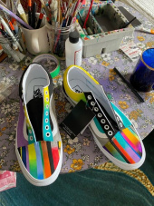 반스(VANS) 올드스쿨 - 블루:화이트 / VN0A4U3BX171 후기