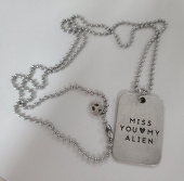 에일리언 레이블(ALIEN LABEL) MISS YOU MY ALIEN NECKLACE (써지컬 목걸이)_ALn21105 후기