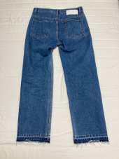 리트(LIT) WIDE JEANS BICOLOR BLUE 후기