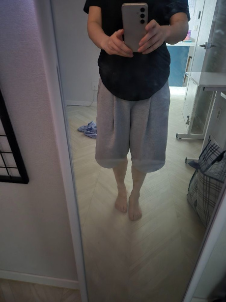 제로(XERO) Deep One Tuck Sweat Shorts [Grey] 후기