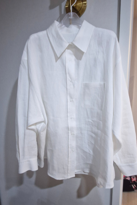 모이아(MOIA) box linen shirt (white) 후기
