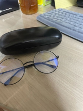 라플로리다(LAFLORIDA) 산타 블랙 glasses 블루라이트 차단 렌즈 적용 후기
