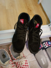 반스(VANS) 스케이트 하이 테이퍼드 - (체커보드)블랙:화이트 / VN0A4U165GU1 후기
