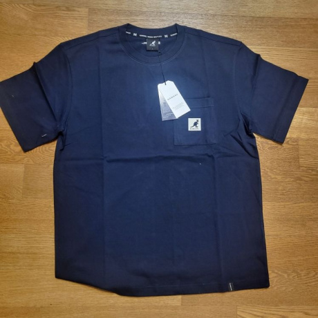 캉골(KANGOL) 블라썸 체스트 포켓 티셔츠 2700 네이비 후기
