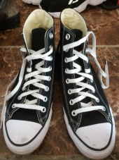 컨버스(CONVERSE) 척테일러 올스타 블랙 하이 M9160C 후기