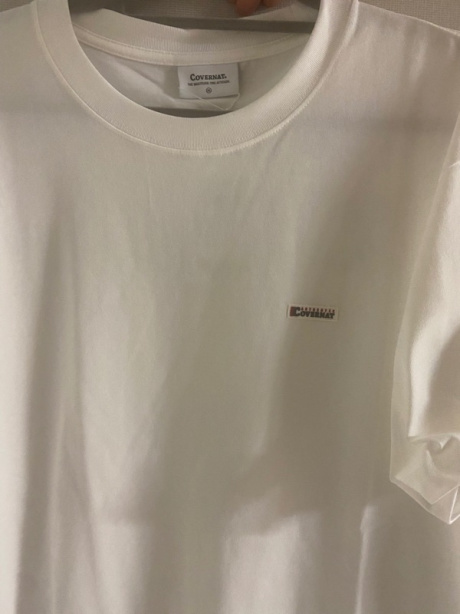 커버낫(COVERNAT) 박스 어센틱 로고 티셔츠 화이트 후기