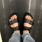 버켄스탁(BIRKENSTOCK) 아리조나 에바 화이트 129443 후기