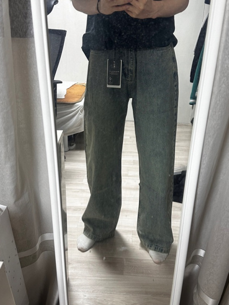 비긴202(BEGIN202) [2PACK] Wide Semi Flare Denim Pants 4 Color 후기