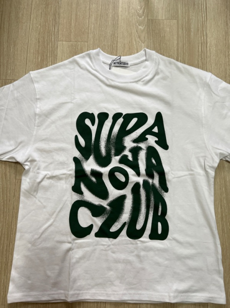 엔피스튜디오(NP STUDIO) 슈퍼 노바 클럽 로고 티셔츠 2COLOR 후기