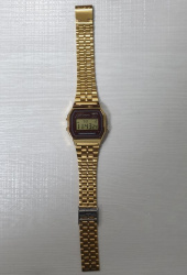 카시오(CASIO) 카시오 CASIO A159WGEA-5DF (A159WGEA-5) 금장 디지털 공용 메탈시계 33mm 후기