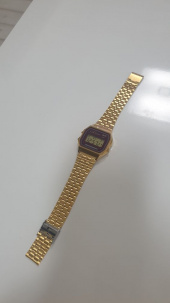 카시오(CASIO) A159WGEA-5DF (A159WGEA-5) 금장 디지털 공용 메탈시계 33mm 후기