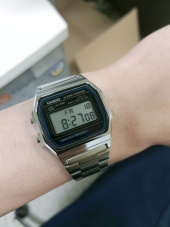 카시오(CASIO) A158WA-1DF (A158WA-1) 디지털 공용 메탈시계 32X25mm 후기