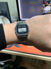 카시오(CASIO) A158WA-1DF (A158WA-1) 디지털 공용 메탈시계 32X25mm 후기