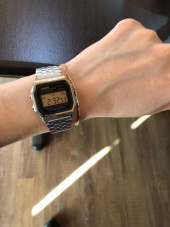 카시오(CASIO) A159WA-N1DF 디지털 공용 메탈시계 후기