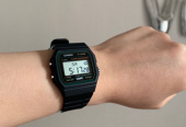 카시오(CASIO) F-91W-3SDG (F-91W-3DG) 전자 스포츠 디지털 공용 우레탄시계 33mm 후기