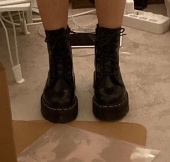 닥터마틴(DR.MARTENS) 제이든 8홀 블랙 15265001 후기