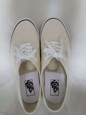 반스(VANS) 어센틱 44 DX - (애너하임 팩토리) 클래식 화이트 / VN0A38ENMR41 후기