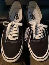 반스(VANS) 어센틱 44 DX - (애너하임 팩토리) 블랙 / VN0A38ENMR21 후기