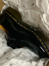 닥터마틴(DR.MARTENS) 1461 3홀 에나멜 블랙 10084001 후기