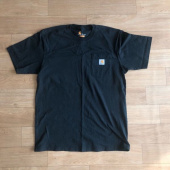 칼하트(CARHARTT) 포켓티 블랙 / K87-001 후기
