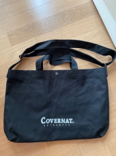 커버낫(COVERNAT) AUTHENTIC LOGO 2WAY BAG BLACK 후기