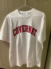 커버낫(COVERNAT) S/S ARCH LOGO TEE WHITE/RED 후기