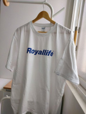 로얄라이프(ROYALLIFE) RL001 오리지널 로고 반팔티 블랙 후기