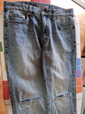 86로드(86ROAD) 1713 slim cutting jeans / 슬림핏 (무릎 / 밑단 컷팅) 후기