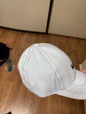 나이키(NIKE) 스티치 로고 스우시 화이트 캡(333114) 후기