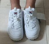 휠라(FILA) 디스럽터2 - 화이트 / 1FM00864-121 후기