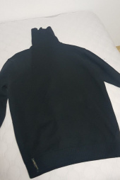 커스텀어클락(COSTUME O’CLOCK) 소프트 베이직 터틀넥 니트 버건디 후기