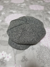 밀리어네어햇(MILLIONAIRE HATS) wool tweed newsboy cap - black white mix 후기