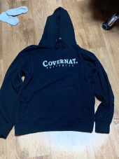 커버낫(COVERNAT) 어센틱 로고 후디 블랙 후기