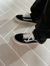 반스(VANS) 올드스쿨 36 DX - (애너하임 팩토리) - 블랙:레드 / VN0A38G2UBS1 후기