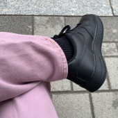 나이키(NIKE) 에어포스1 로우 GS 블랙 (314192-009) 후기