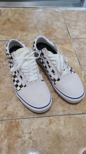 반스(VANS) 올드스쿨 - (체커보드) 화이트/블랙/ VN0A38G127K1 후기