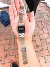 카시오(CASIO) A158WA-1DF 남여공용 빈티지 레트로 디지털시계 후기
