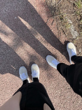 반스(VANS) 올드스쿨 뮬 - 클래식화이트/트루화이트 / VN0A3MUSFRL1 후기