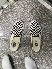 반스(VANS) 클래식 슬립온 뮬 - (체커보드) 블랙/화이트/ VN0004KTEO11 후기
