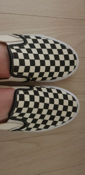 반스(VANS) 클래식 슬립온 뮬 - (체커보드) 블랙/화이트/ VN0004KTEO11 후기