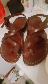 예루살렘 샌들(JERUSALEM SANDALS) NO.6 THE GOOD SHEPHERD (BUCKLED)_BROWN 후기