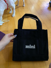 쓰리노크스(THREE KNOCKS) mini canvasbag_BK 토트백 숄더백 후기