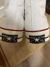 컨버스(CONVERSE) 척 70 빈티지 캔버스 화이트 162056C 후기