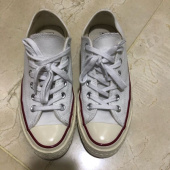 컨버스(CONVERSE) 척 70 빈티지 캔버스 화이트 162065C 후기