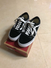 반스(VANS) 올드스쿨 플랫폼 - 블랙 / VN0A3B3UY281 후기