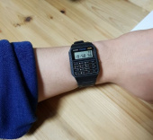 카시오(CASIO) CA-53W-1Z 남성 우레탄밴드 손목시계 후기