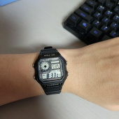 카시오(CASIO) AE-1200WH-1A 남성 우레탄밴드 손목시계 후기